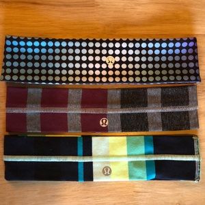 Lululemon headbands - lot of 3!